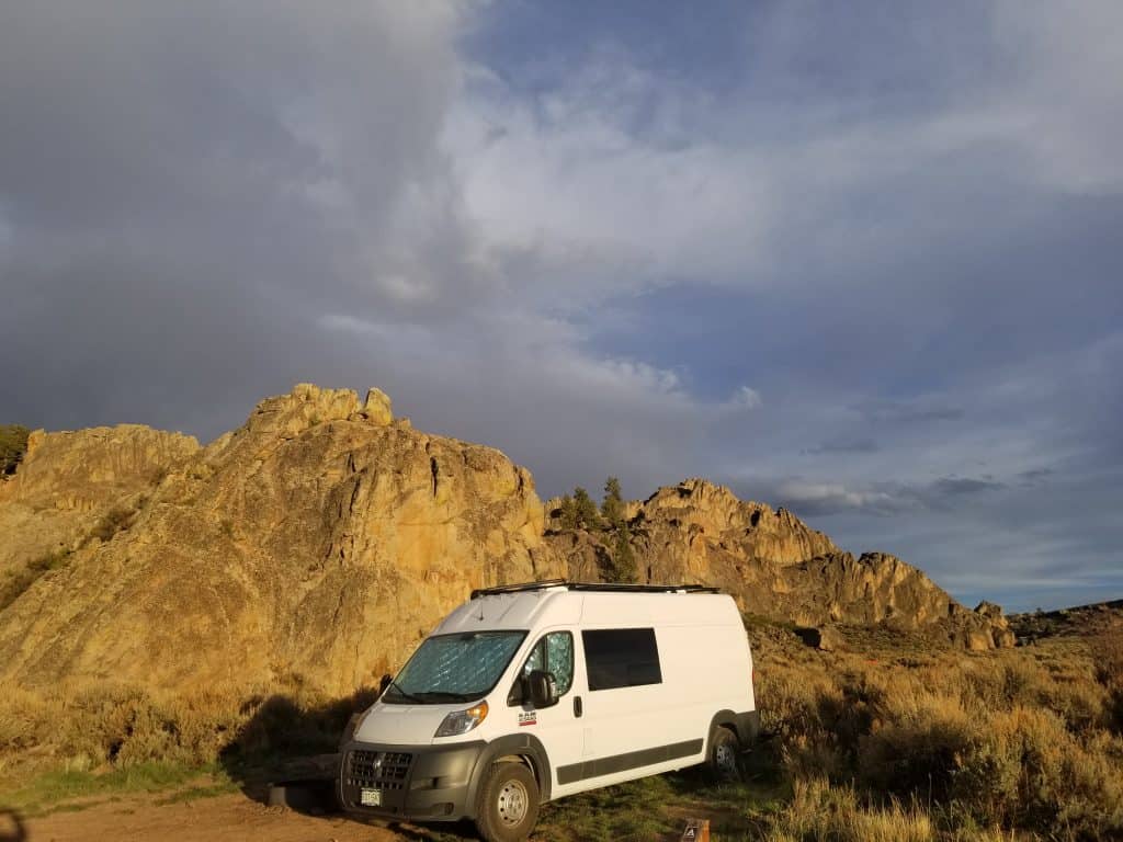 Dispersed camping in Colorado in a van | Photo: Jess Stiles | RV Today