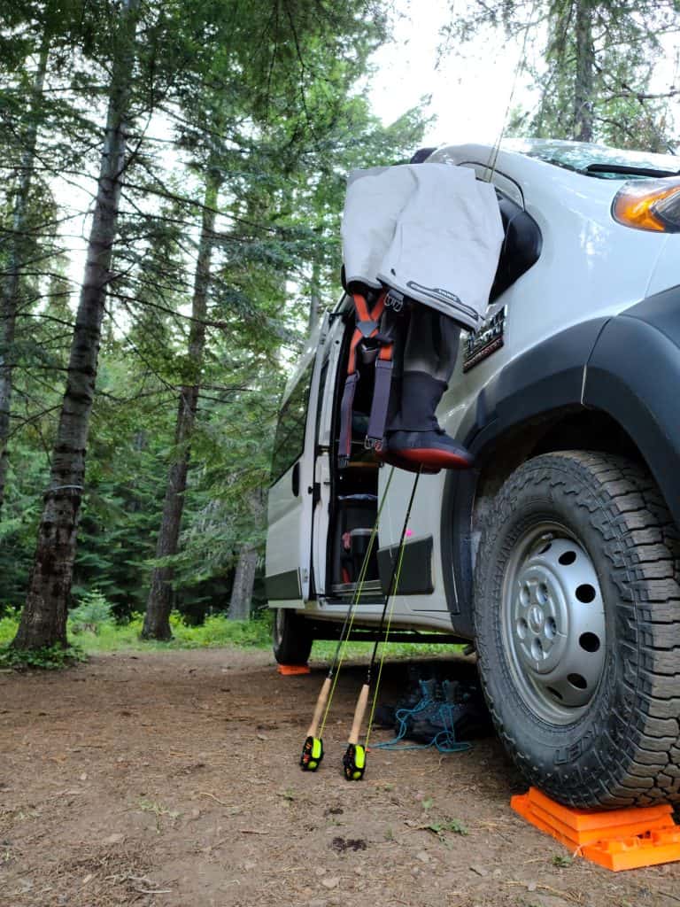 Dry camping in the woods | Photo: Jess Stiles | RV Today