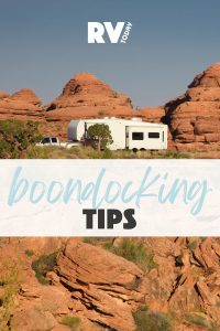 Boondocking Tips | Pinnable Image | RV Today