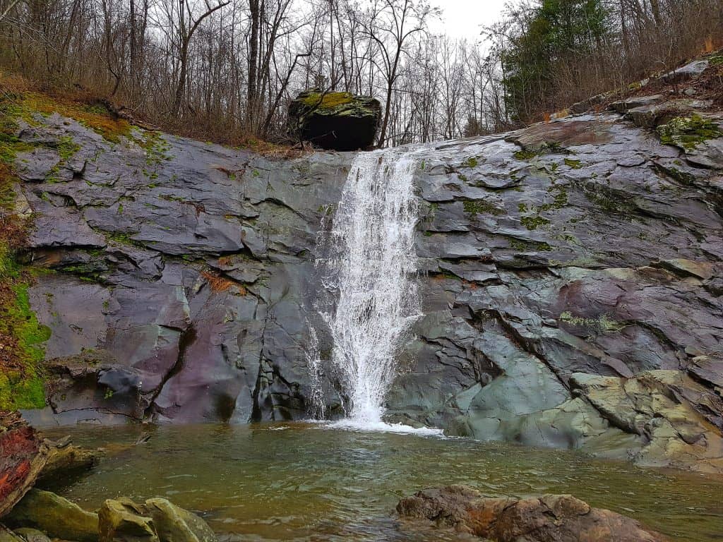 A waterfall along Shenandoah National Park's Moormans River hike | Photo: L. Merredith | RV Today
