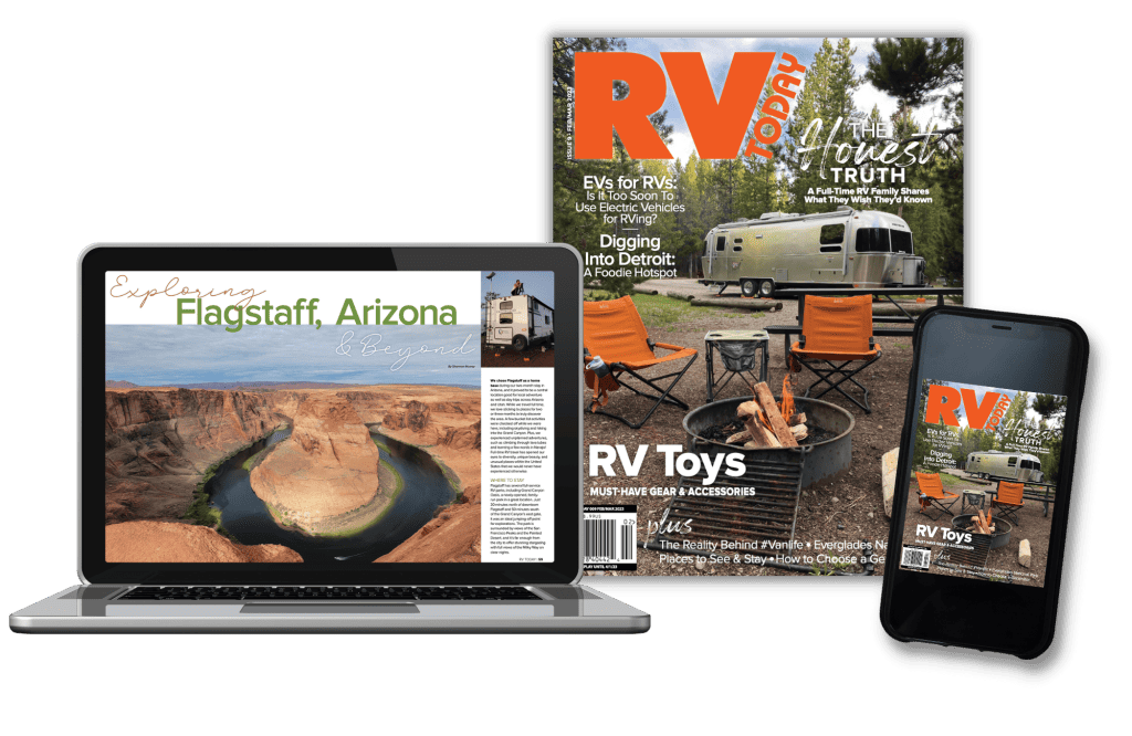 RV camping - RVing life magazine in print, digital and the web | new issue out February 15, 2023 | RV Today