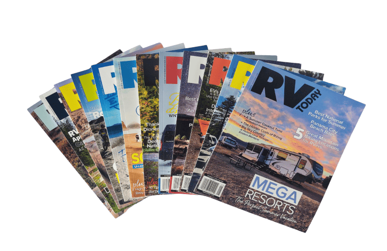 RV travel magazine cover examples | RV Today Magazine