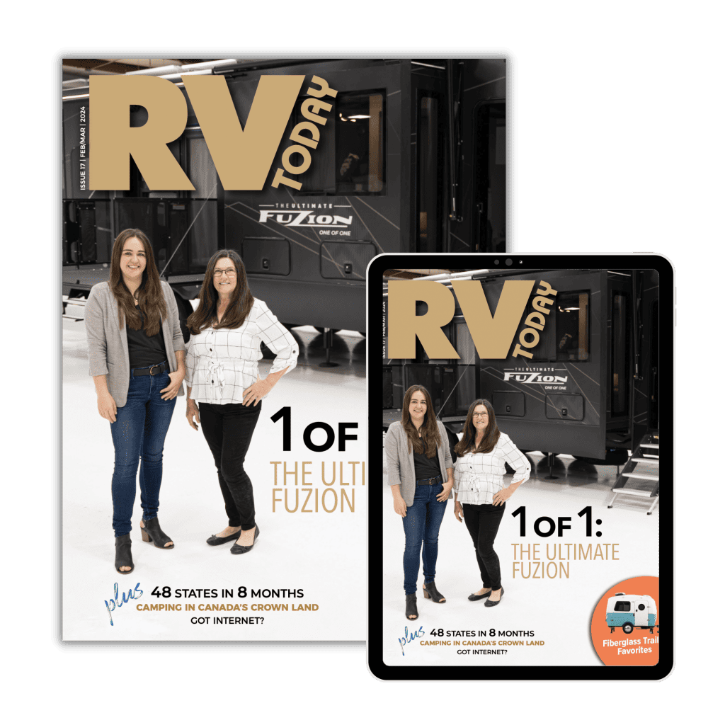 RV Today magazine cover in print and digital | RV Today Magazine