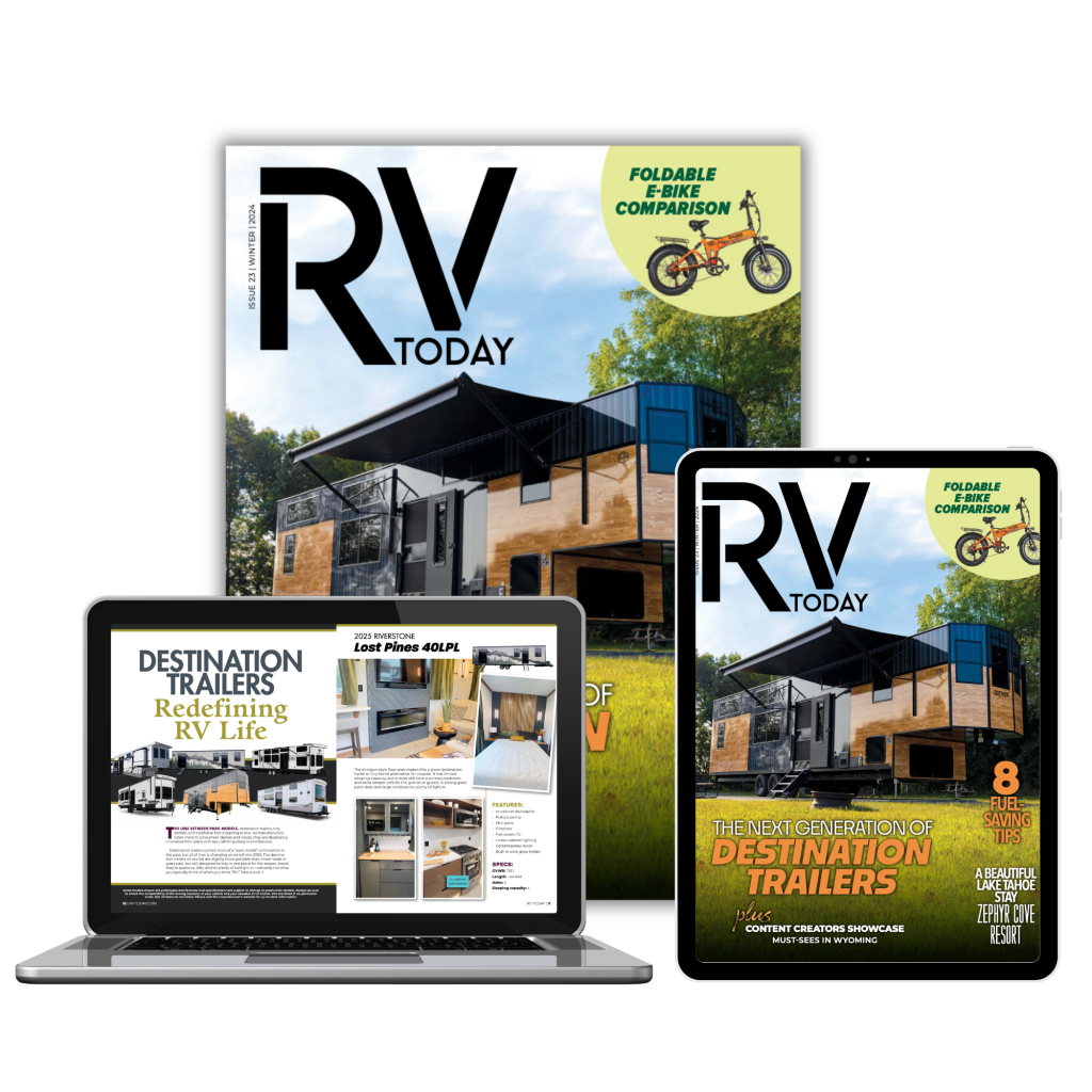 RV camping - RVing life magazine in print, digital and the web | new issue out November 15, 2024 | RV Today