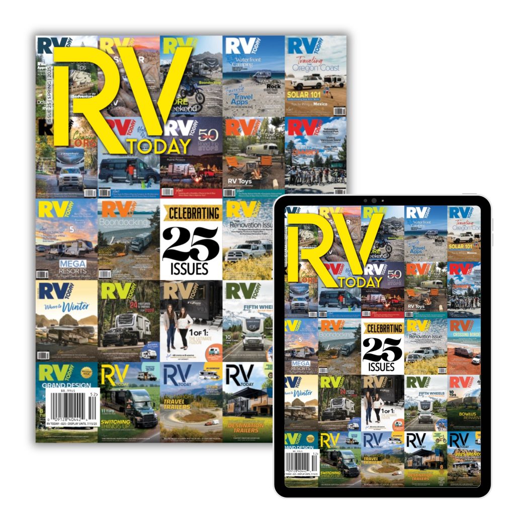 RV Today magazine cover in print and digital | RV Today Magazine